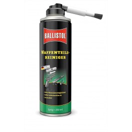 BALLISTOL  Dete per patergenrti di armi 250 ml &ndash; Pulizia e sgrassaggio di parti armi &ndash; Spazzola a scatto in setole di nylon