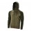 FELPA  BROWNING SWEATSHIRT ZIP SNAPSHOT TWO TONES GREEN